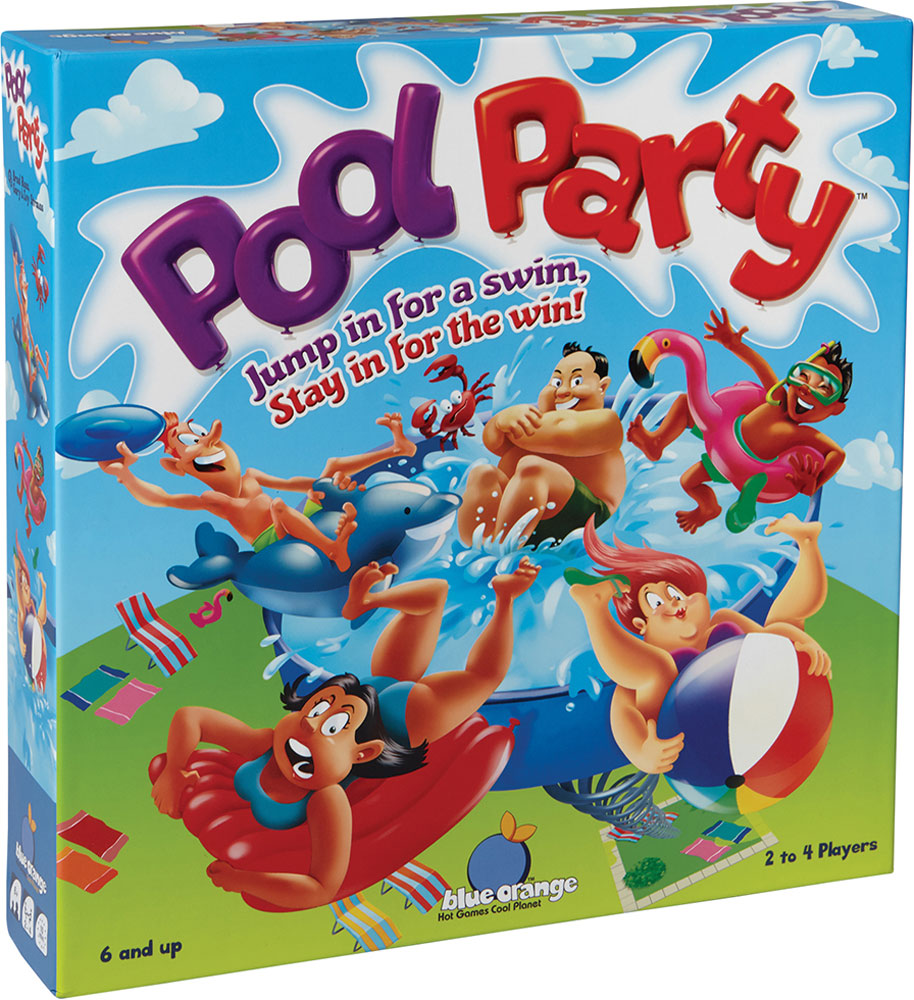 Blue Orange Pool Party Game