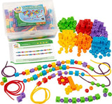 Kids First Math: Lacing Beads Math Kit With Activity Cards