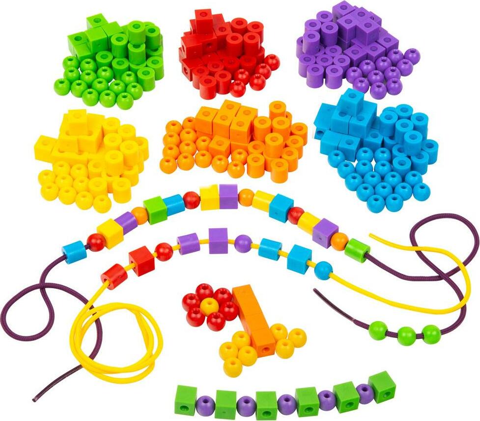 Kids First Math: Lacing Beads Math Kit With Activity Cards