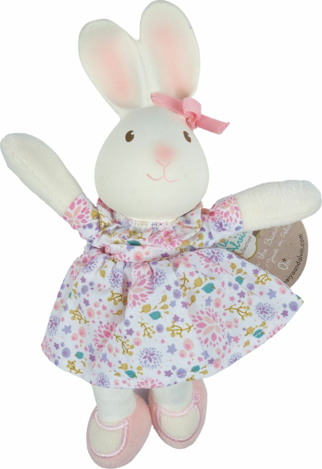 Havah the Bunny Mini Rubber Head Plush Toy