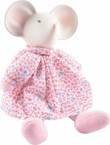 Meiya The Mouse Rubber Head Toy in Pink Dress