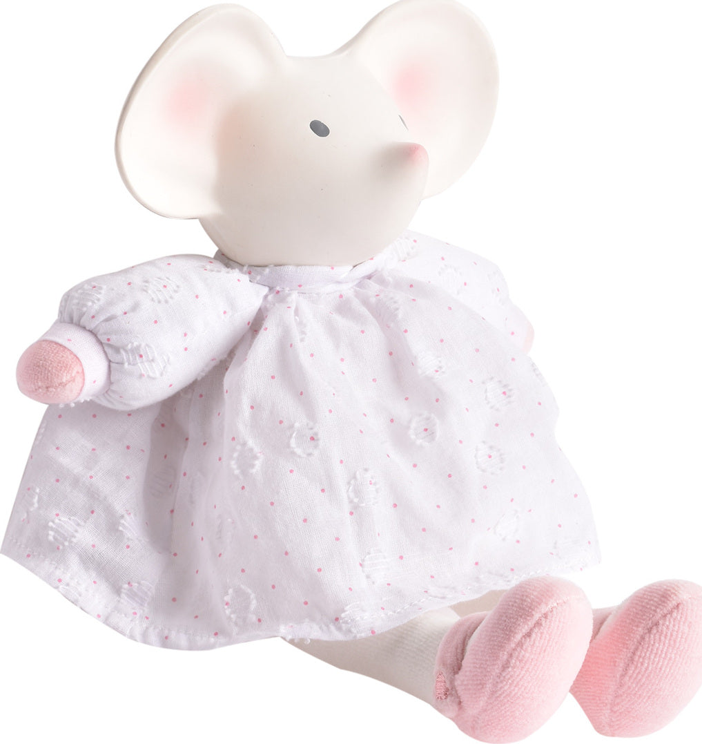 Mini Meiya the Mouse Natural Rubber Head Toy