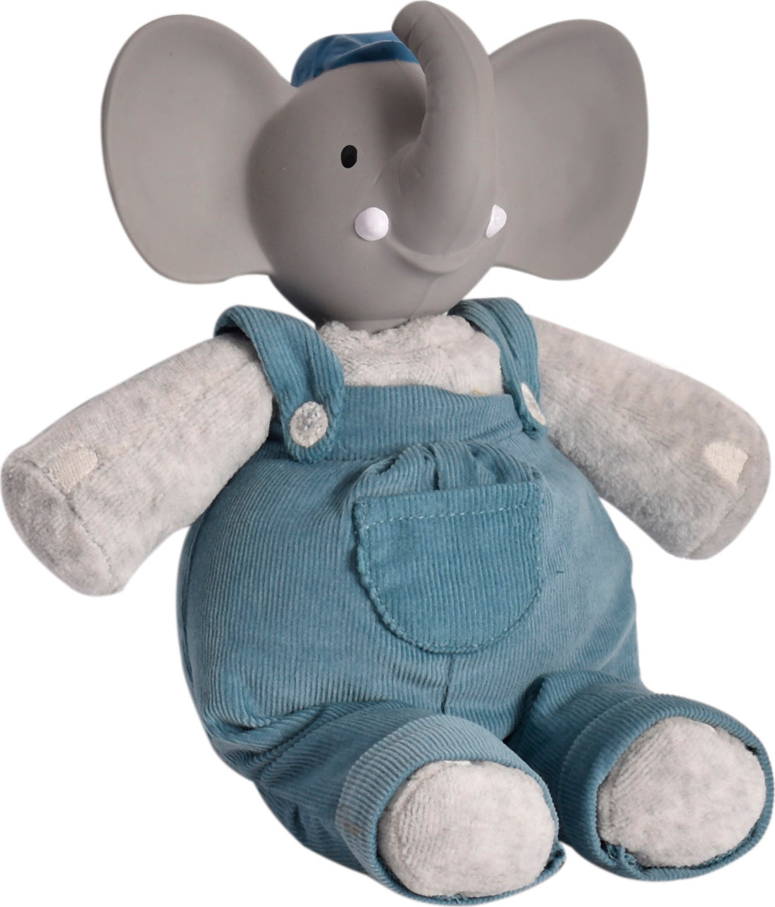 Mini Alvin the Elephant with Natural Rubber Head Toy