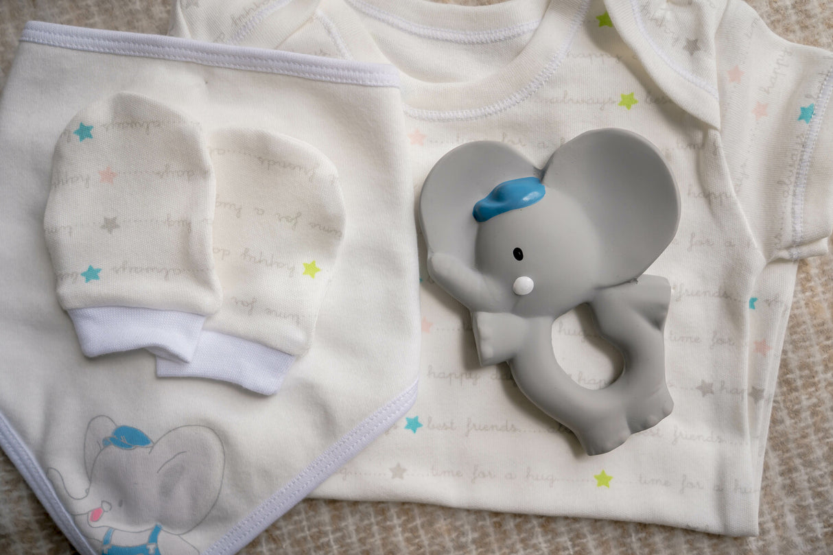 Alvin The Elephant Natural Rubber Teether