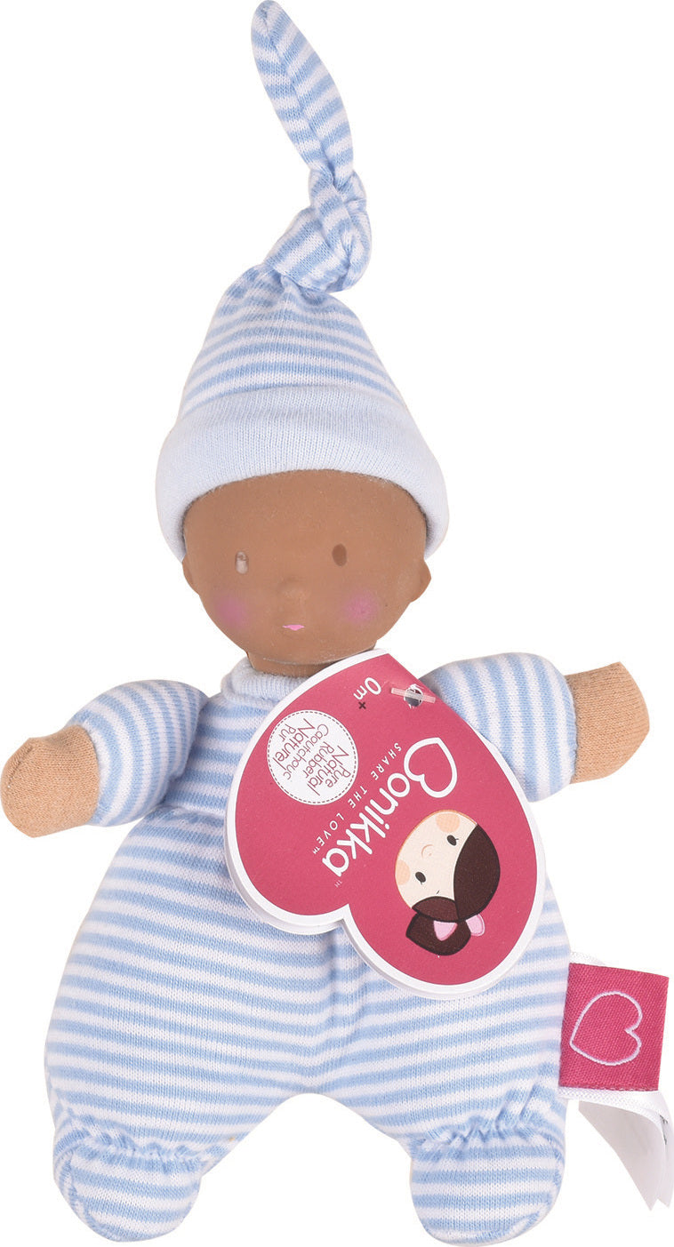 Precious Dark Skin Doll with Rubber Head