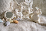 Bahbah The Lamb Natural Organic Teether, Rattle & Bath Toy