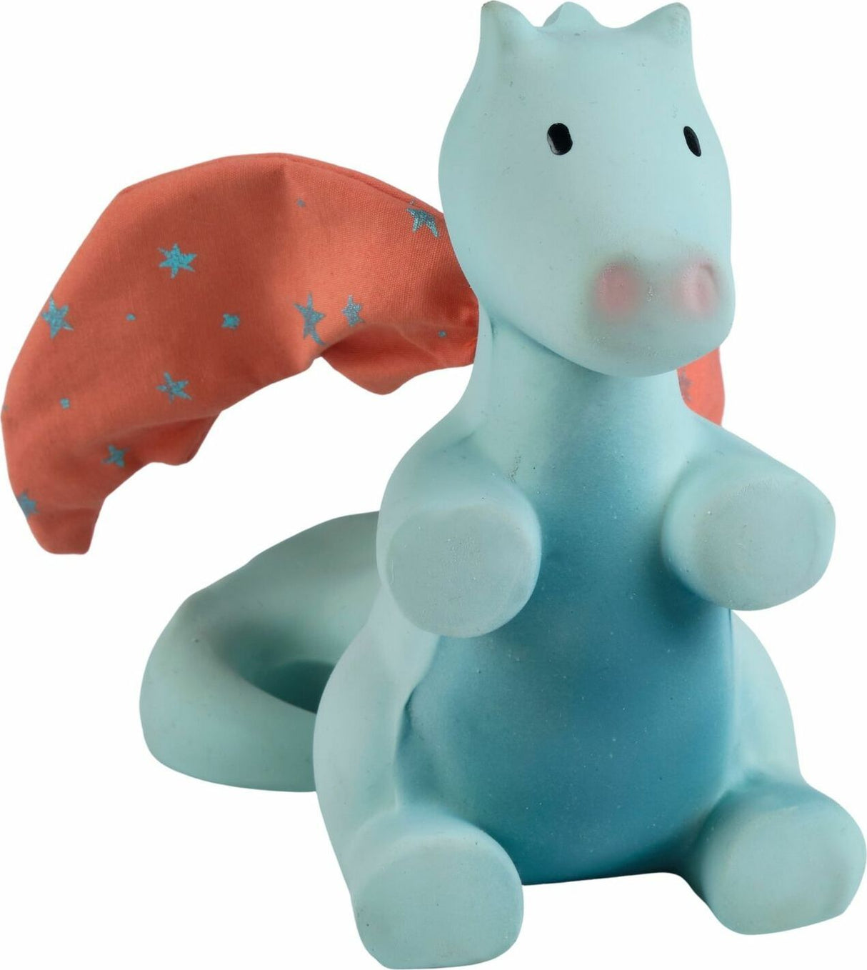 Sunrise Dragon Natural Organic Rubber Rattle With Crinkle Wings (Retired)