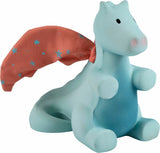 Sunrise Dragon Natural Organic Rubber Rattle With Crinkle Wings (Retired)