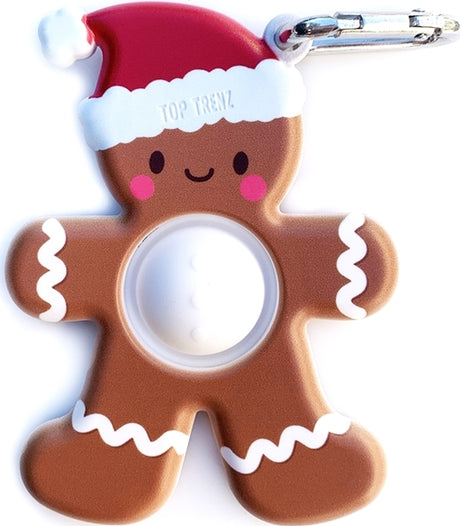 OMG Mega Pop Gingerbread Man KEYCHAIN