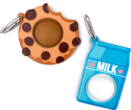 OMG Mega Pop Best Friend Keychains - Milk & Cookies (Cookies)