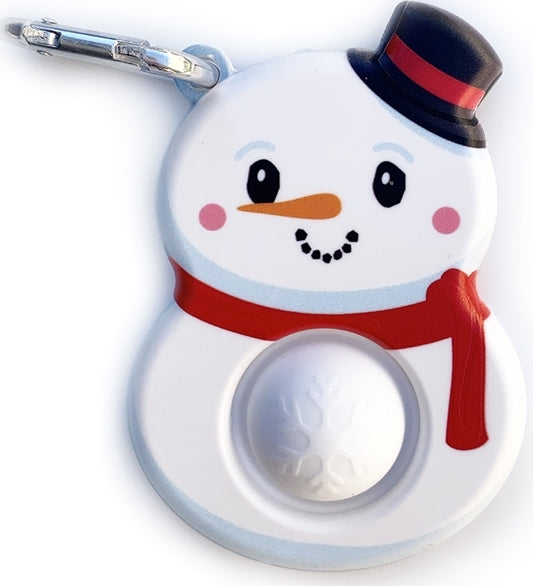 OMG Mega Pop Snowman KEYCHAIN