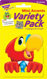 Playtime Pals Clips Mini Accents Variety Pack, 36 Ct