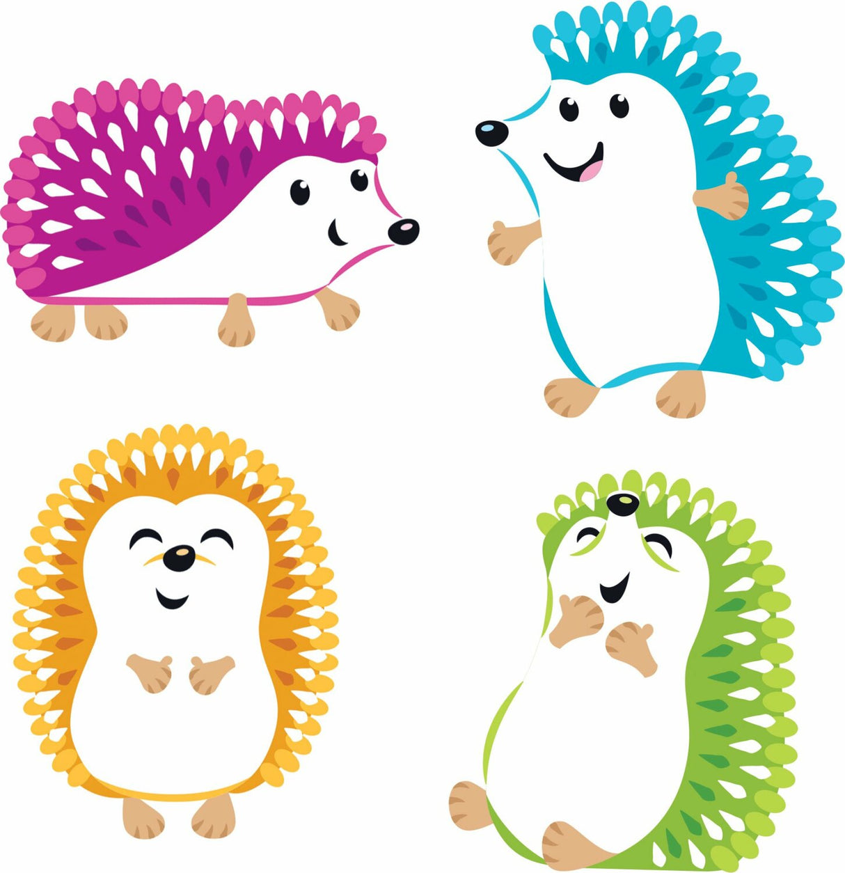 Colorful Hedgehogs Mini Accents Variety Pack, 36 Ct