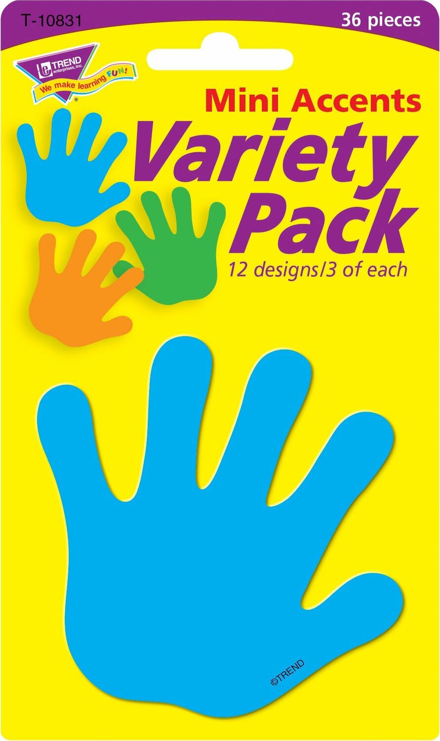 Handprints Mini Accents Variety Pack, 36 Ct