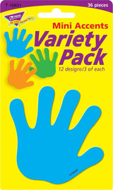 Handprints Mini Accents Variety Pack, 36 Ct