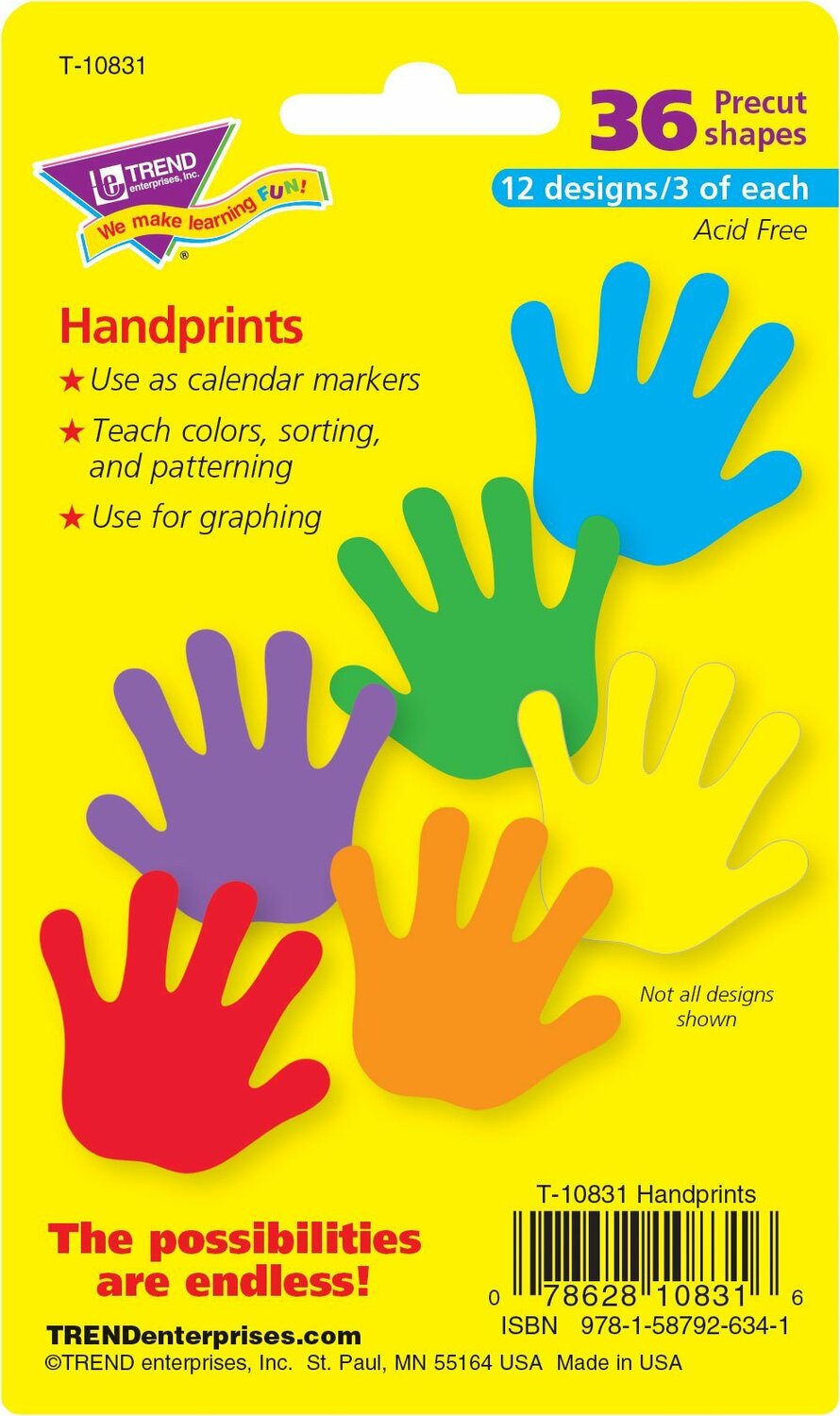 Handprints Mini Accents Variety Pack, 36 Ct