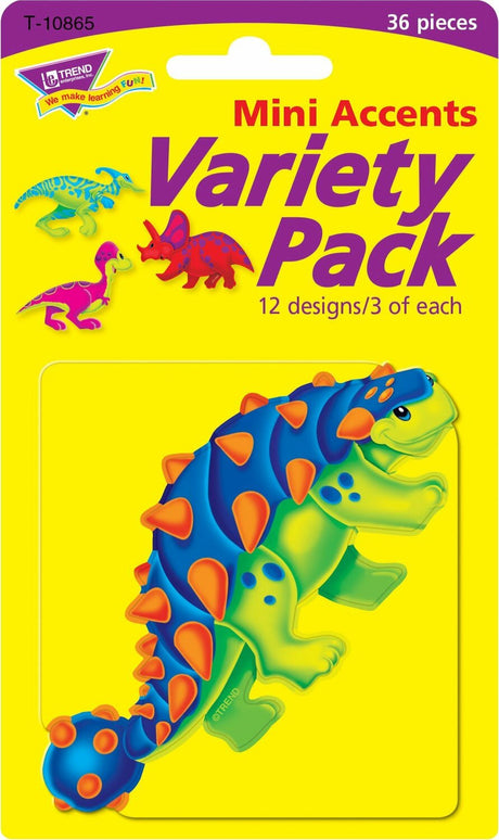 Dino-mite Pals Mini Accents Variety Pack, 36 Ct