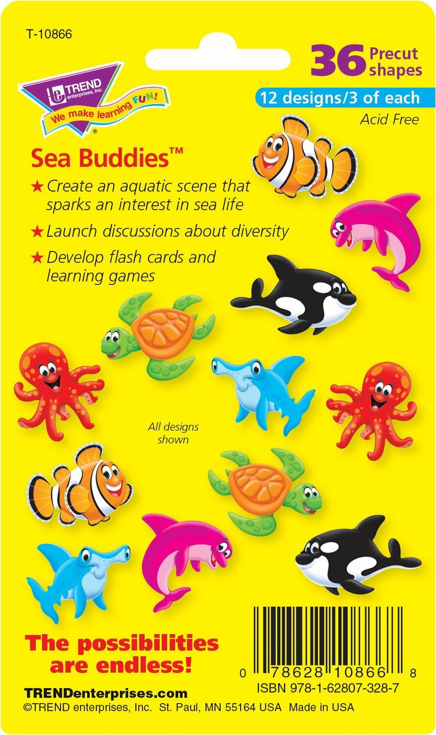 Sea Buddies Mini Accents Variety Pack, 36 Ct