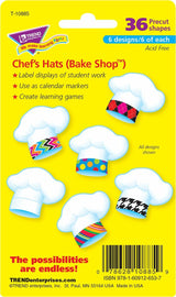 Chef's Hats The Bake Shop Mini Accents Variety Pack, 36 Ct