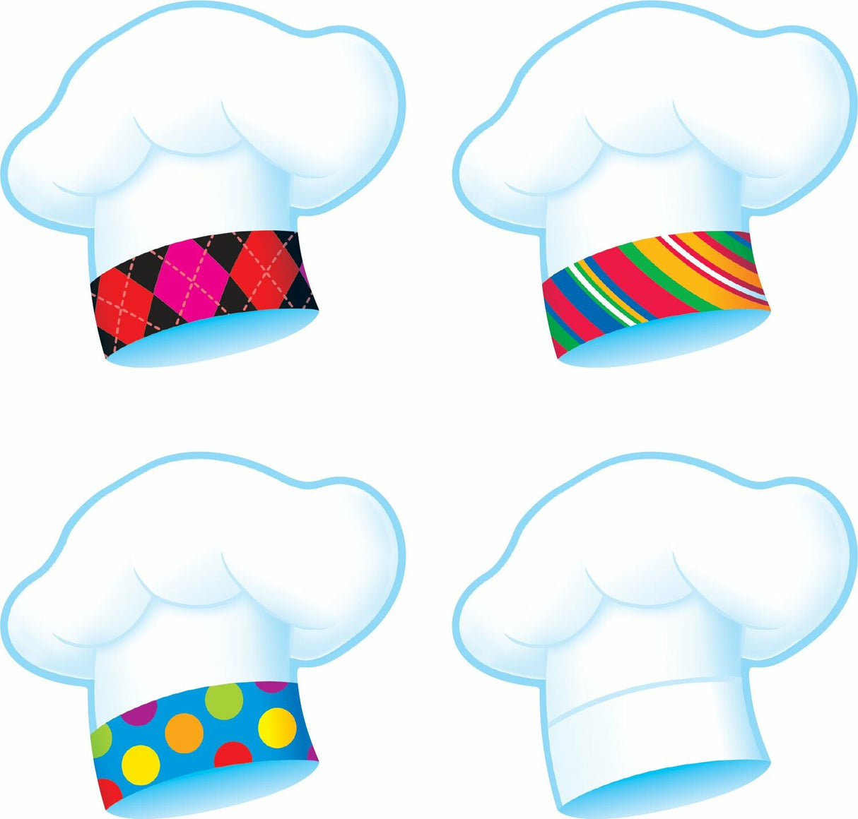 Chef's Hats The Bake Shop Mini Accents Variety Pack, 36 Ct