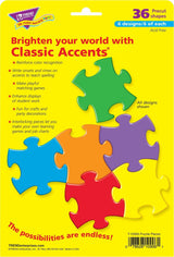 Puzzle Pieces Classic Accents Variety Pack, 36 Ct