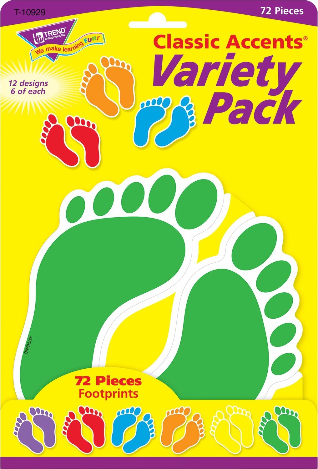 Footprints Classic Accents Variety Pack, 36 Ct