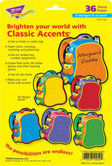 Bright Backpacks Classic Accents Variety Pack, 36 Ct