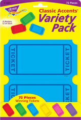 Winning Tickets Classic Accents Variety Pack, 72 Ct