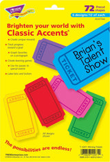 Winning Tickets Classic Accents Variety Pack, 72 Ct