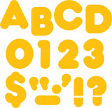 Gold 4" Casual Uppercase Ready Letters