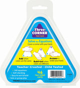 Addition and Subtraction Three-Corner Flash Cards