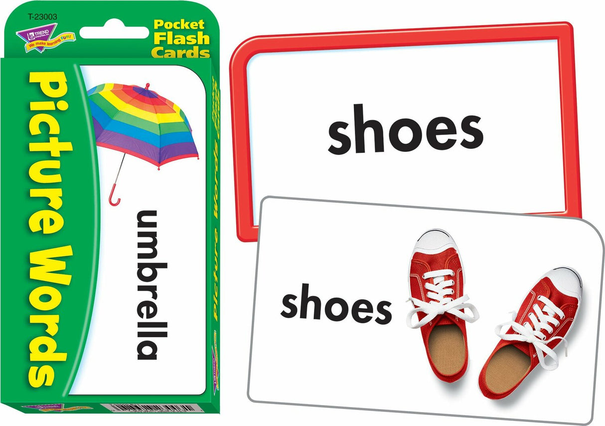 Picture Words Pocket Flash Cards