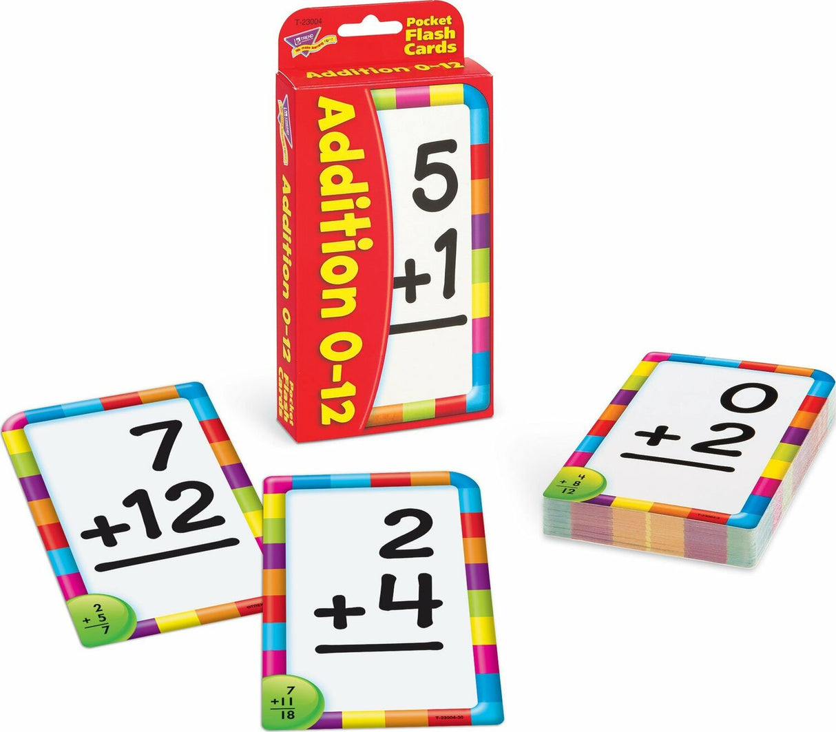 Addition 0-12 Pocket Flash Cards