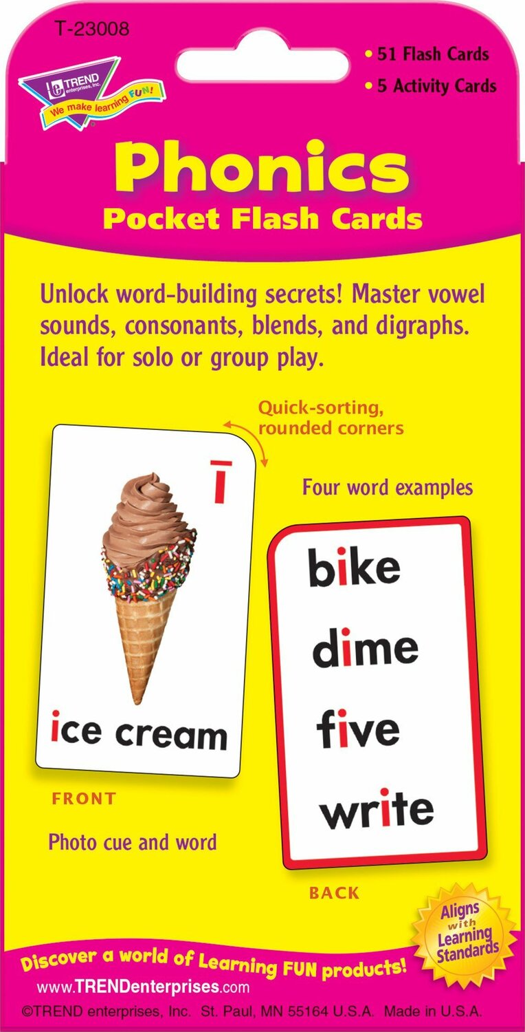 Phonics Pocket Flash Cards