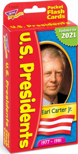 U.S. Presidents Pocket Flash Cards