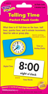 Telling Time Pocket Flash Cards