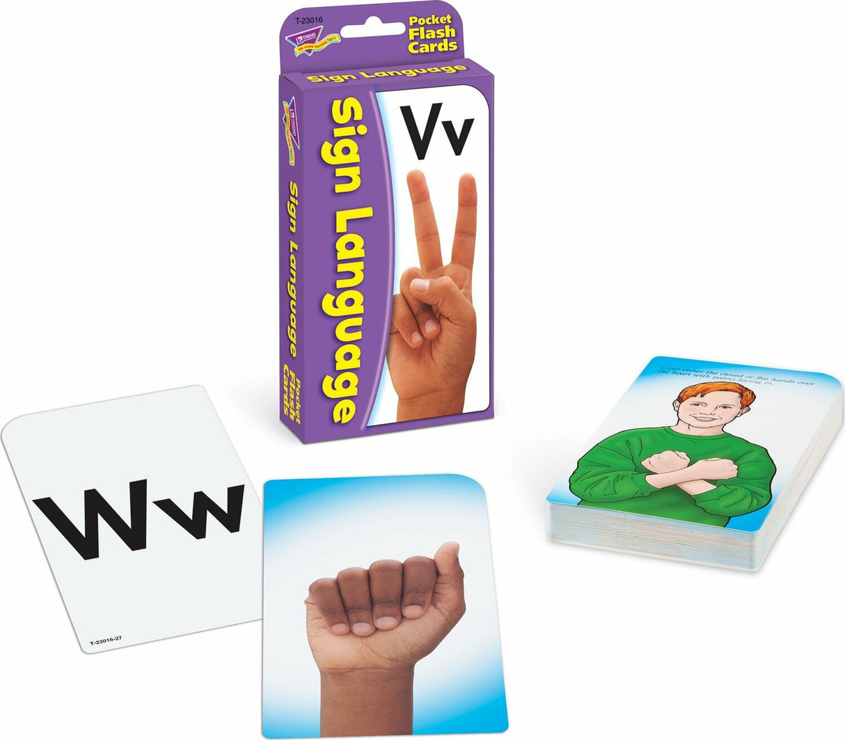 Sign Language Pocket Flash Cards