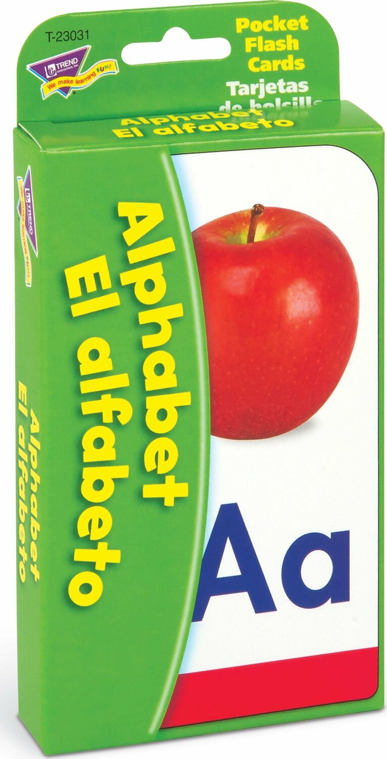 Alphabet/El Alfabeto Pocket Flash Cards