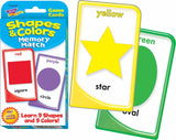 Shapes & Colors Memory Match Challenge Cards