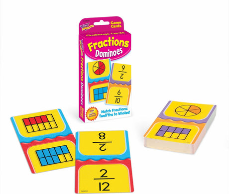 Fractions Dominoes Challenge Cards