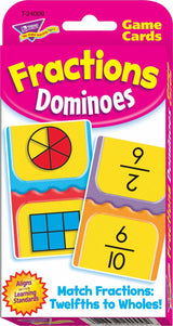 Fractions Dominoes Challenge Cards