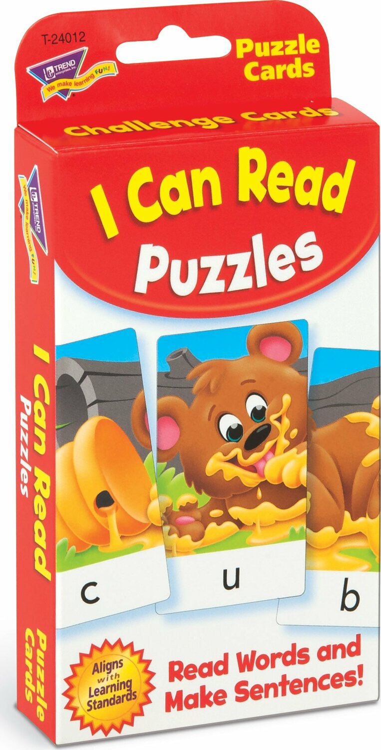 I Can Read Puzzles Challenge Cards