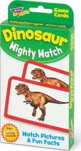 Dinosaur Mighty Match Challenge Cards