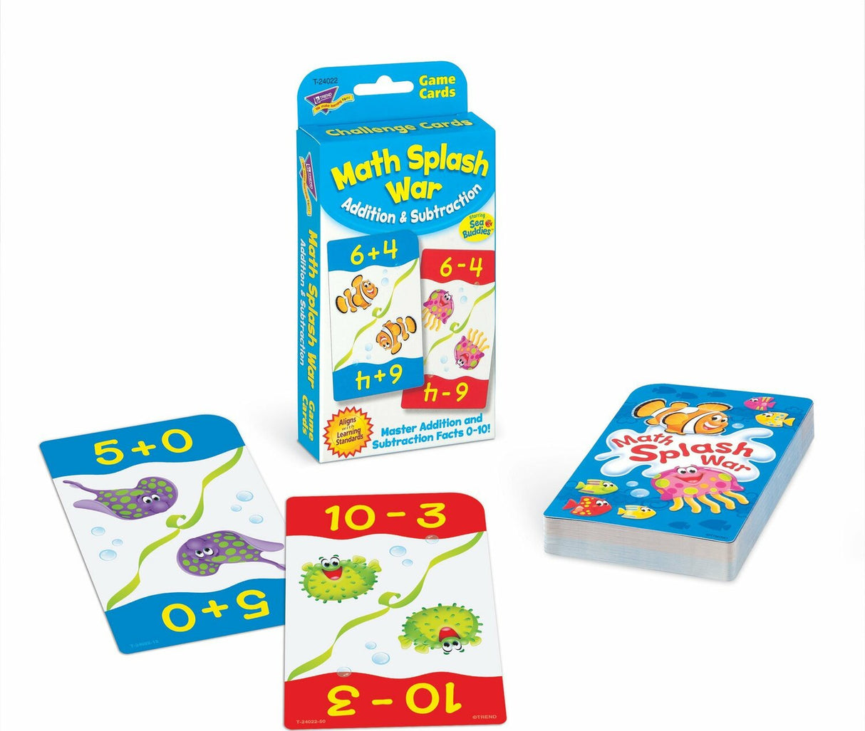 Math Splash War Addition & Subtraction Challenge Cards