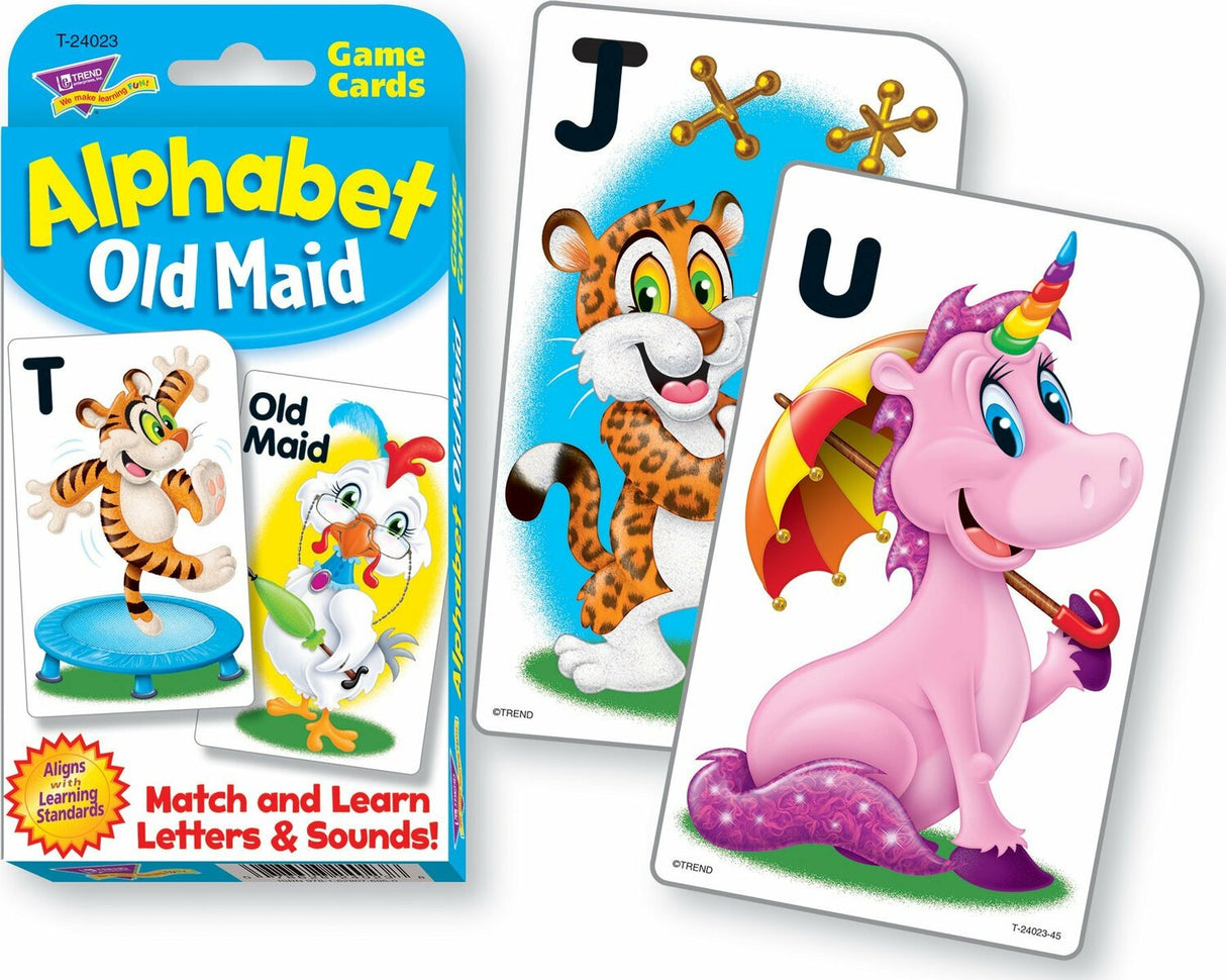 Alphabet Old Maid Challenge Cards