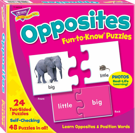 Opposites Fun-to-Know Puzzles