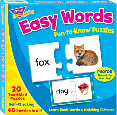 Easy Words Fun-to-Know Puzzles