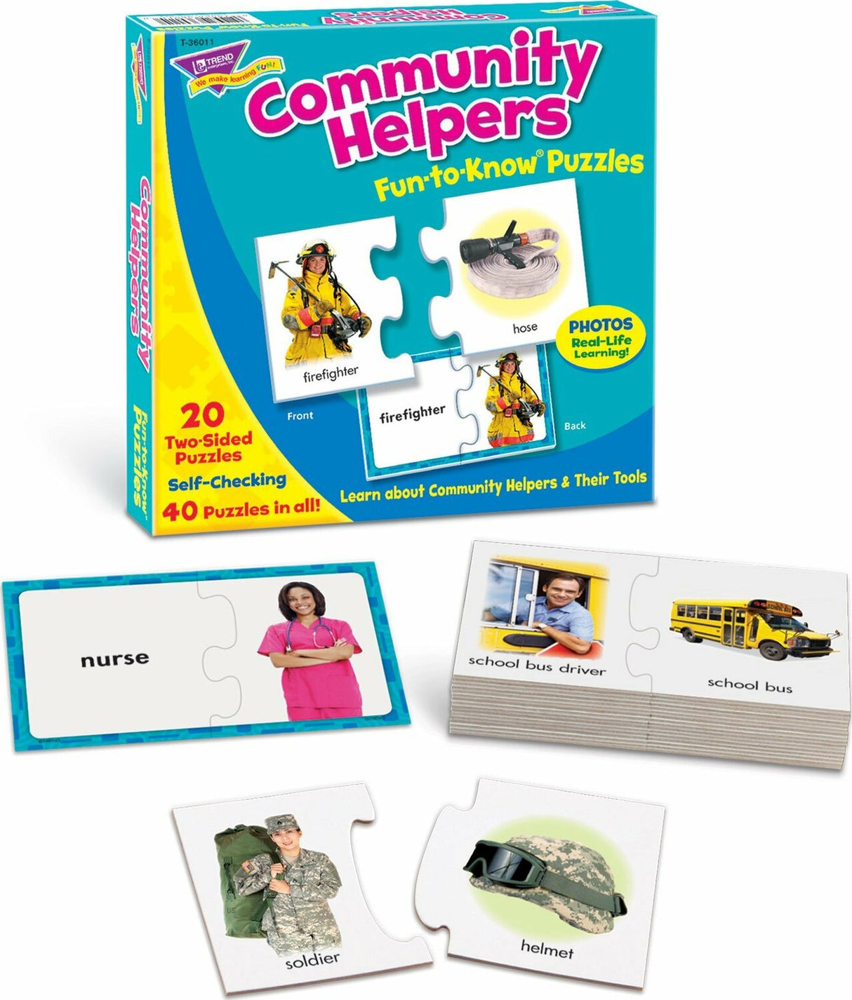 Community Helpers Fun-to-Know Puzzles