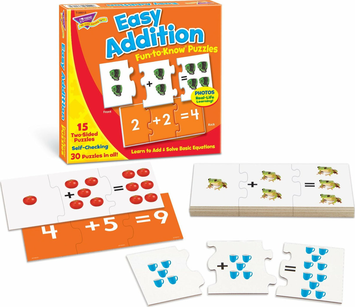 Easy Addition Fun-to-Know Puzzles