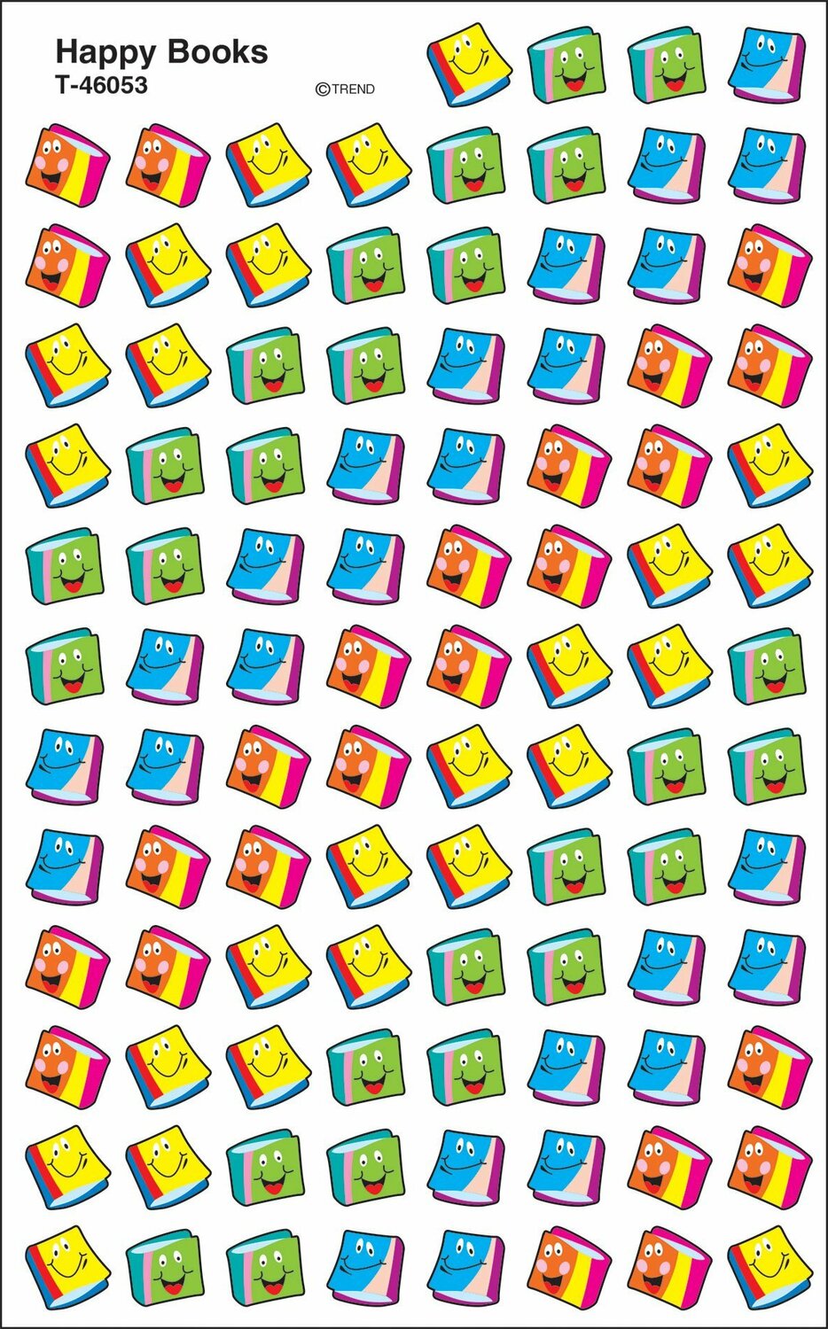 Happy Books Supershapes Stickers, 800 Ct